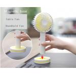 Macaron Mini Portable Handheld Fan Handy Magnetic Base Mini Usb Rechargeable Fan