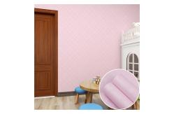 China Customizable Grey Embossed Wallpaper 3D Embossed Peel And Stick Wallpaper supplier