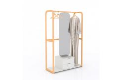 China Oldtree White Wooden Clothing Armoire for Home Storage supplier
