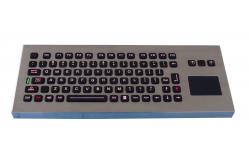 China IP65 desktop  Illuminated industrial Keyboard with sealed touchpad for amy supplier