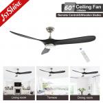 220v Modern Wood Ceiling Fan With Light Chandelier For Bedroom