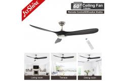 China 220v Modern Wood Ceiling Fan With Light Chandelier For Bedroom supplier