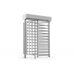 Pedestrian Glass 600 Mm Width Construction Site Fast Opening Full Height Turnstiles for sale