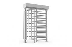 China Pedestrian Glass 600 Mm Width Construction Site Fast Opening Full Height Turnstiles supplier