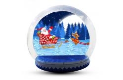China 5m Customized Inflatable Snow Globe For Party / Event / Promotion supplier