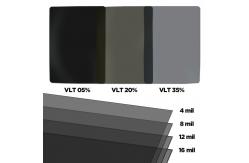China 8mil Clear Safety Window Film 35% VLT UV99% Anti Shatter Glass Protection supplier