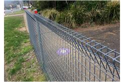 China Roll top fence Triangle Bending BRC welded mesh fencing panels supplier