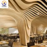 ISO9000 Metal Ceiling System 0.4mm - 0.9mm Aluminium Cladding Facade 300mm for sale