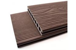 China Customized Plastic Timber Cedar Composite Decking Planks 3D Embossed WPC Tiles supplier