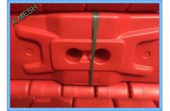 China Yellow Temporary Mesh Fencing Feet Base Polypropylene Sun / Weather Protection supplier