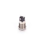 12mm Waterproof  Economical Key Switch 2 Pin IP65 Protection