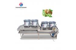 China Barrel Removable Hot Pepper Crushing Machine , Breaking Triturating Garlic Processing Equipment supplier