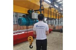 China 3T 10T Euro Mobile Single Bridge Overhead Crane Cable Frame Light supplier