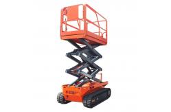 China 200kg 4m-6m Crawler Scissor Lift Hydraulic Self Propelled Lifting Platform supplier