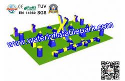 China Exciting Inflatable Paintball Games Fireproof Tarpaulin CE / UL / CCC supplier