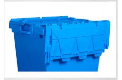 China Sorting System 172L Plastic Attached Lid Containers Warehouse Storage supplier