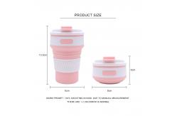 China 350ml BPA Free Silicone Reusable Collapsible Water Cup supplier