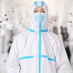 Breathable Disposable Protective Suit Non Woven With Excellent Tensile for sale