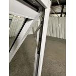 Conch Profile Plastic PVC Awning Window Clear Double Tempered Glass Window