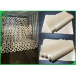 42gr 50gr 55gr Gloss One Side Brown Ribbed Kraft Paper Roll for Paper Box for sale