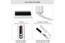 China MCH Heating Straightening And Curling Brush Anti-Scalding Design New Hair Dryer supplier