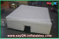 China Promotional Imflatable Camping Cube Tent with Led Light for Event Party supplier