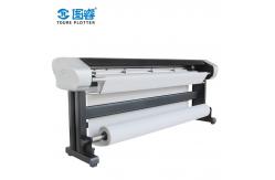 China Textile / Fabric Digital Plotter Printer With Double HP45 Ink Cartridges supplier