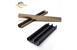 China Bronze Anodized Natural Aluminium Profiles for Windows Drilling Punching supplier