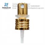Gold Sliver Plastic Fragrance Pump Fine Mist Sprayer Pump For Cosmetic Bottle for sale