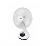 Energy Table 12inch Rechargeable Fans DC Solar With Panel And Lights for sale