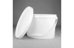 China Oval Shape Food Grade PP 10L Plastic Pail Excellent Seal Ability supplier