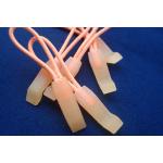 Eco-friendly Embossed Logo Rubber Zipper Puller For Dresses for sale