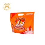 Oem Anti Fog Roasted Chicken Packaging Stand Up Pouch With Handle for sale