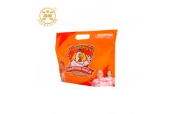 China Oem Anti Fog Roasted Chicken Packaging Stand Up Pouch With Handle supplier