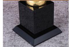 China Gold Silver Bronze Personalized Trophy Cup 330mm Height With 3D Engraved Star supplier
