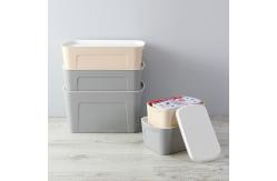 China Hot Selling Plastic Bins Box Organizer Box Storage with Lid supplier