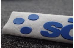China Pressing Molding Silicon Heat Transfer Clothing Labels supplier