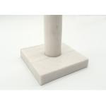 White Stone Paper Towel Holder , Marble Paper Towel Stand Square Base
