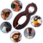 5 In 1 Multi Function Can Opener Jar Bottle Opener With Silicone Handle
