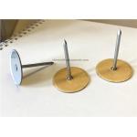 2 Capacitor Discharge Cup Head Weld Pin With Insulated Paper Washer For Thermal And Acoustical Insulation for sale