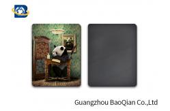 China Lovely Panda Photo Lenticular Magnet Souvenir Customized Size SGS Certificated supplier