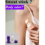 50ml HDPE Plastic Roll on Deodorant Bottle Roller Women Fragrant Body Bottle Child Kids Antiperspirant roller bottle for sale