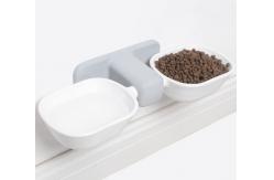 China ABS Adjustable Cat Water Bowl Wall Mounted No Spill 8.5 Oz supplier