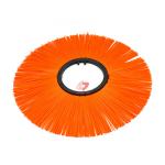 Different Sizes Flat Circle Road Sweeper Brush Mixed Pp Material Or Steel Wire for sale
