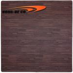 3/8 Soft Wood Grain Floor Tiles Kids Playground Use