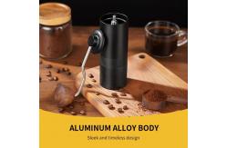 China Burr Small Handheld Mini Hand Coffee Grinder Aluminium Alloy Portable CE supplier