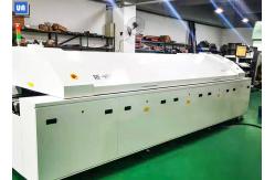 China Lead Free Hot Air SMT Reflow Oven Profuctioin Line Built In UPS supplier