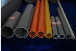 China Fiber Glass  Non-magnetic FRP Pultrusion Round Tube Nonconductive Thermal Insulation  supplier