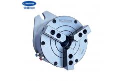 China Vertical 3 Jaw Lathe Chuck Hollow Pneumatic Power Chuck supplier