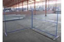 China Construction Garden Temporary Site Fencing 6ft X9.5ft Panels With Tops And Feet supplier